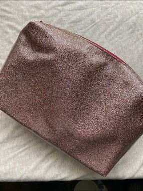 Lancôme glitter cosmetic bag
